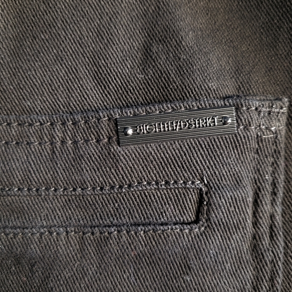 8IGHTH DSTRKT Denim Distressed Jeans Men's 36W 34L Black - Picture 6 of 9